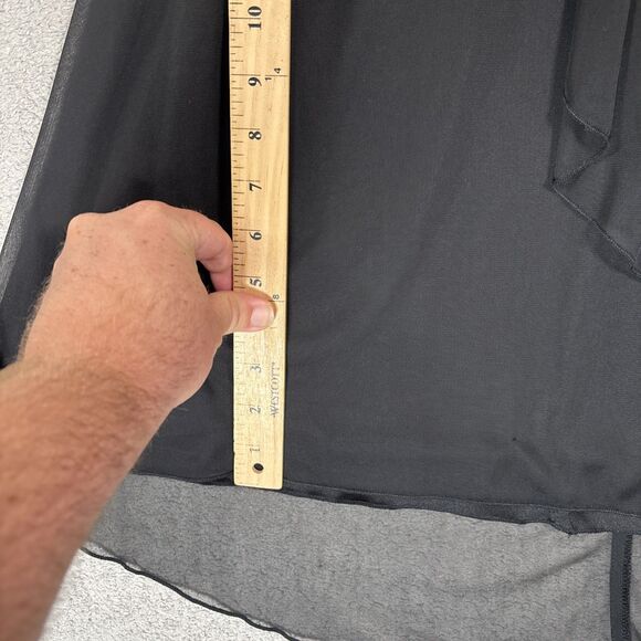 Vintage Speechless Mini Black Babydoll Dress Size M Whimsigoth Y2K Goth Vamp - Picture 10 of 16